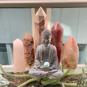 CRYSTALS- Banded Calcite tower